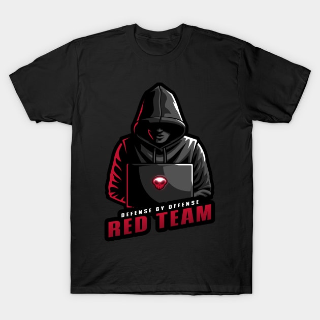 Red Team | Hacker Design T-Shirt by leo-jess